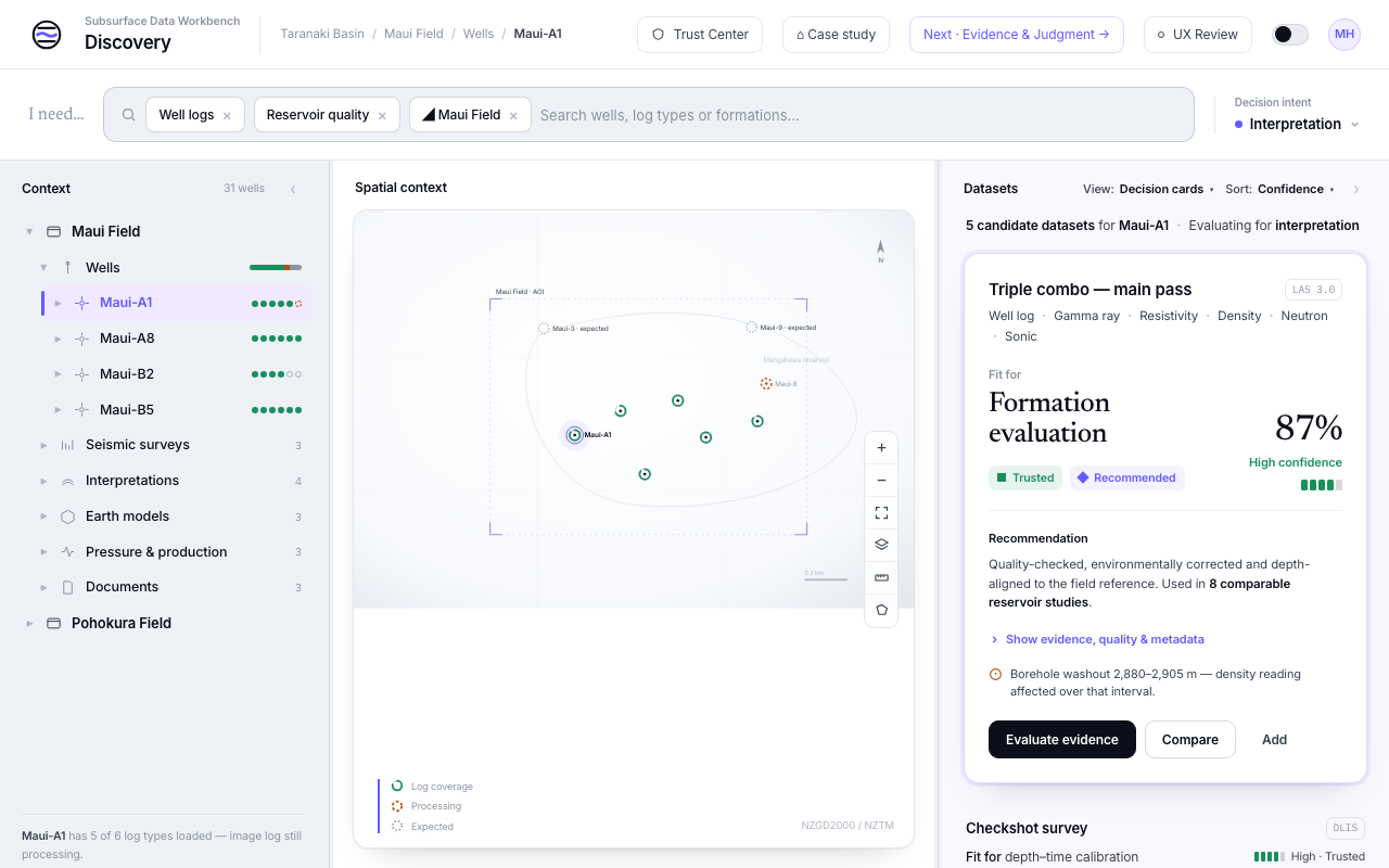 Discovery final UI